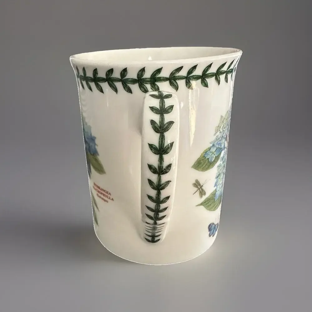 Botanic Garden Portmeirion Blue Hydrangea Macrophylla Butterfly Tea Coffee Cup